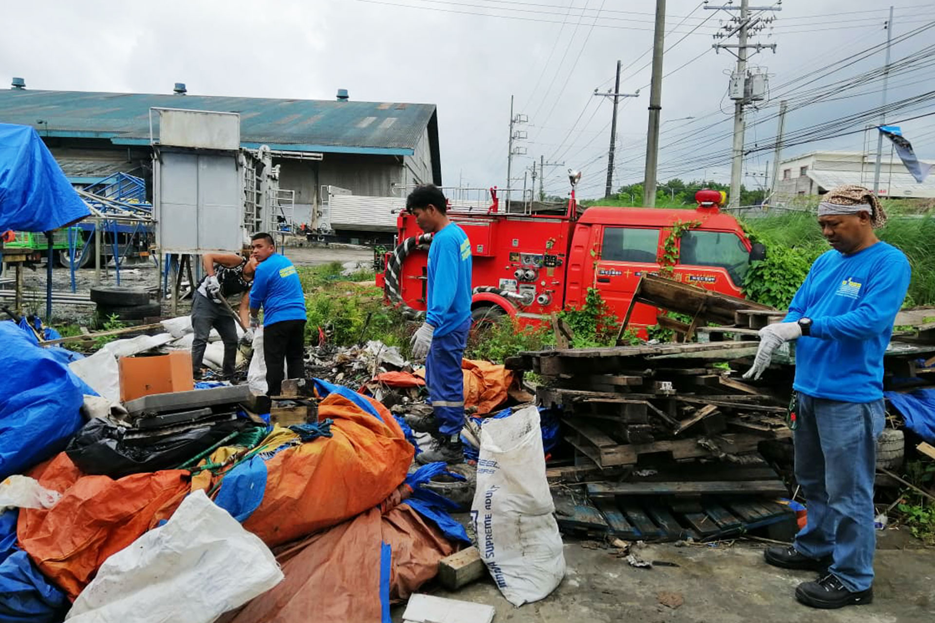 Amerasia Clean up Drive Inside Naval Supply Depot SBMA